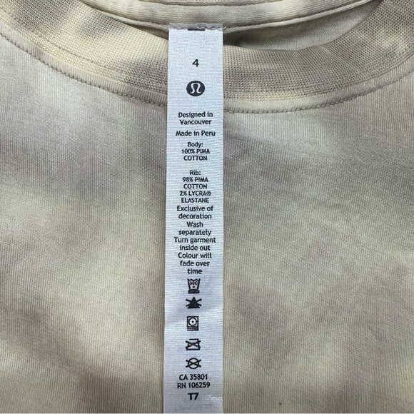 Lululemon NWT All Yours Tank Tie Dye Top Marmoleado Tie Dye Lemon Chiffon Size 4 - Picture 6 of 11